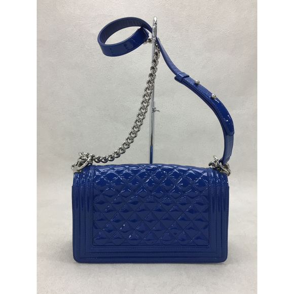 Chanel Calfskin Enamel Chain Shoulder Bag - Picture 4 of 6